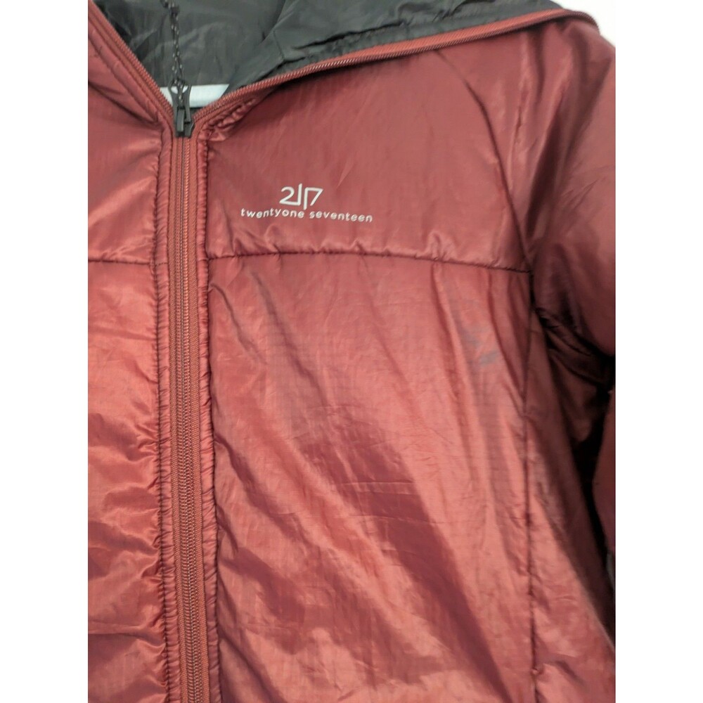 2117 Of Sweden Red Womens Koppom Puffer Winter Jacket Size S Burgundy Wine - Picture 4 of 7